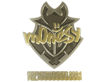 Sticker | m0NESY (Gold) | Copenhagen 2024