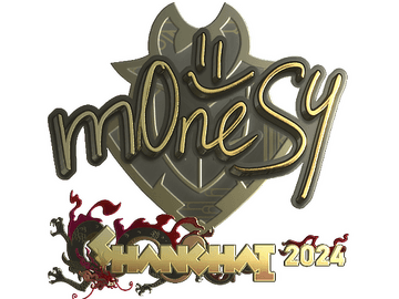 Sticker | m0NESY (Gold) | Shanghai 2024