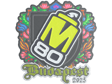 Sticker | M80 (Embroidered) | Budapest 2025