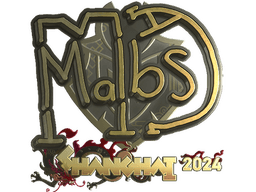 Sticker | malbsMd (Gold) | Shanghai 2024