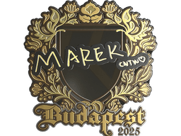 Sticker | Marek (Gold) | Budapest 2025