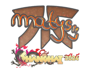 Sticker | MATYS (Glitter) | Shanghai 2024