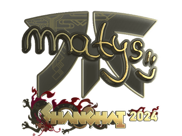 Sticker | MATYS (Gold) | Shanghai 2024