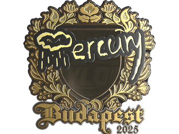 Sticker | Mercury (Gold) | Budapest 2025