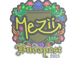 Sticker | mezii (Embroidered) | Budapest 2025