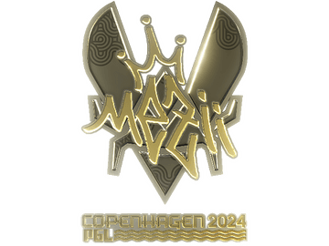 Sticker | mezii (Gold) | Copenhagen 2024