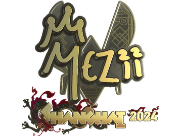 Sticker | mezii (Gold) | Shanghai 2024