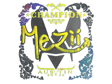 Sticker | mezii (Holo, Champion) | Austin 2025