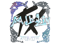 Sticker | mlhzin (Holo) | Austin 2025