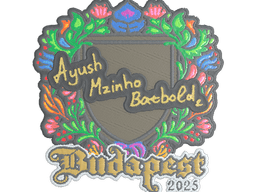 Sticker | mzinho (Embroidered) | Budapest 2025