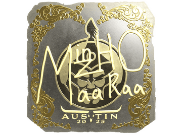 Sticker | mzinho (Gold) | Austin 2025