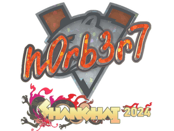 Sticker | n0rb3r7 (Glitter) | Shanghai 2024