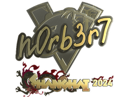 Sticker | n0rb3r7 (Gold) | Shanghai 2024