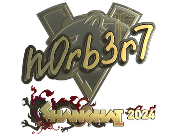 Sticker | n0rb3r7 (Gold) | Shanghai 2024