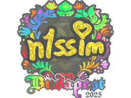 Sticker | n1ssim (Holo) | Budapest 2025