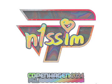 Sticker | n1ssim (Holo) | Copenhagen 2024