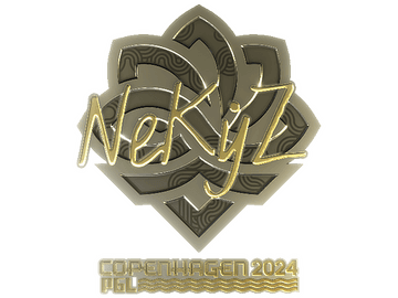 Sticker | NEKiZ (Gold) | Copenhagen 2024