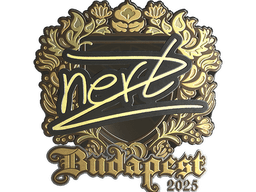 Sticker | NertZ (Gold) | Budapest 2025
