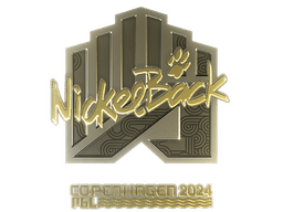 Sticker | NickelBack (Gold) | Copenhagen 2024