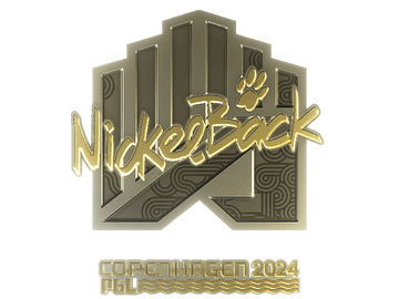 Sticker | NickelBack (Gold) | Copenhagen 2024