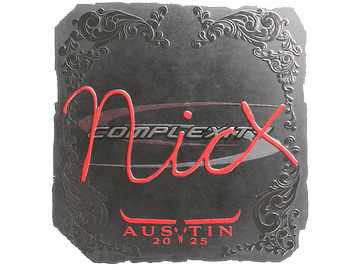 Sticker | nicx (Foil) | Austin 2025