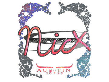 Sticker | nicx (Holo) | Austin 2025