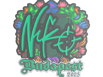 Sticker | NiKo (Embroidered) | Budapest 2025
