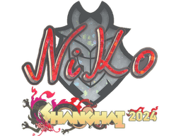Sticker | NiKo (Glitter) | Shanghai 2024