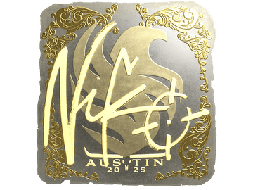 Sticker | NiKo (Gold) | Austin 2025