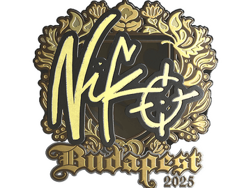 Sticker | NiKo (Gold) | Budapest 2025