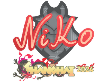 Sticker | NiKo | Shanghai 2024