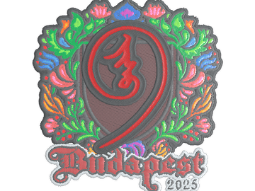 Sticker | nin9 (Embroidered) | Budapest 2025