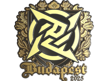 Sticker | Ninjas in Pyjamas (Gold) | Budapest 2025