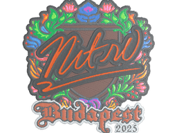 Sticker | nitr0 (Embroidered) | Budapest 2025