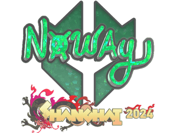 Sticker | noway (Glitter) | Shanghai 2024