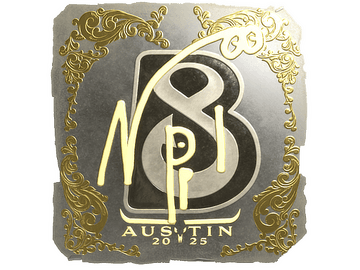 Sticker | npl (Gold) | Austin 2025
