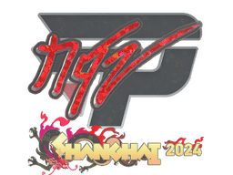 Sticker | NQZ (Glitter) | Shanghai 2024