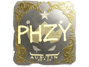 Sticker | phzy (Gold) | Austin 2025