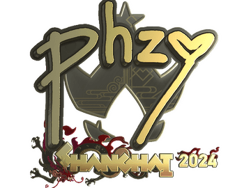 Sticker | phzy (Gold) | Shanghai 2024