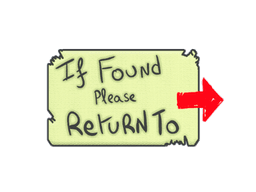 Sticker | Please Return To