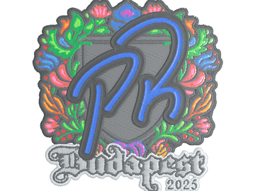 Sticker | PR (Embroidered) | Budapest 2025