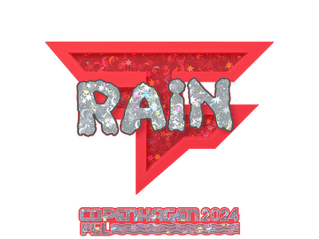 Sticker | rain (Glitter) | Copenhagen 2024