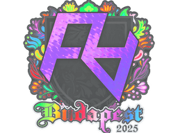 Sticker | Rare Atom (Holo) | Budapest 2025