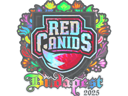 Sticker | RED Canids (Holo) | Budapest 2025