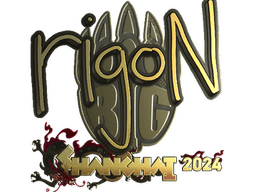 Sticker | rigoN (Gold) | Shanghai 2024