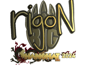 Sticker | rigoN (Gold) | Shanghai 2024