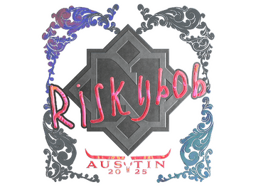 Sticker | riskyb0b (Holo) | Austin 2025