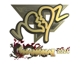 Sticker | ropz (Gold) | Shanghai 2024