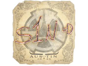Sticker | s1n | Austin 2025