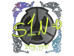 Sticker | s1n (Holo) | Austin 2025
